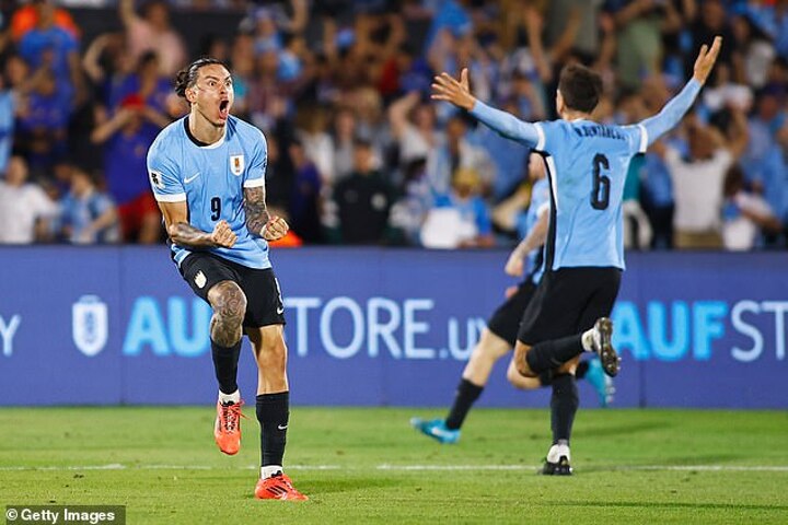 Nunez spotted celebrating in Mina’s face after Uruguay score 101st-minute winner