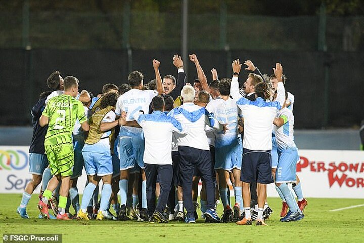 San Marino win AGAIN! World No 210-ranked side earn Nations League promotion