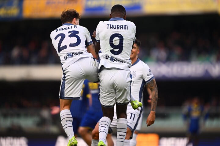 Verona 0-5 Inter: Nerazzurri run riot in first half, Thuram nets double