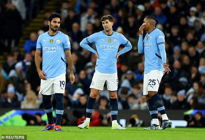 Revealed: How bad Man City’s form REALLY is as stats show their decline amid run of five consecutive defeats