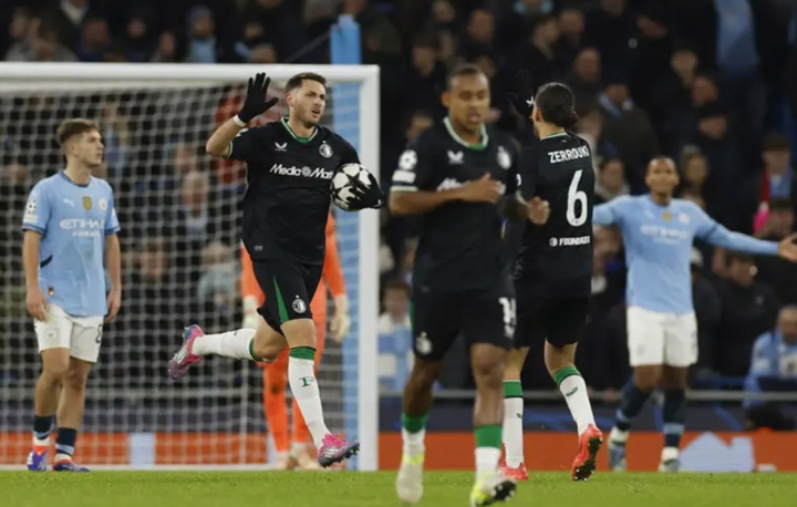 Man City 3-3 Feyenoord: Conceding 3 goals in 15 mins, Pep’s nightmare continues