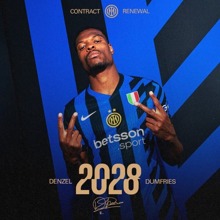 OFFICIAL: Dumfries signs new Inter Milan contract