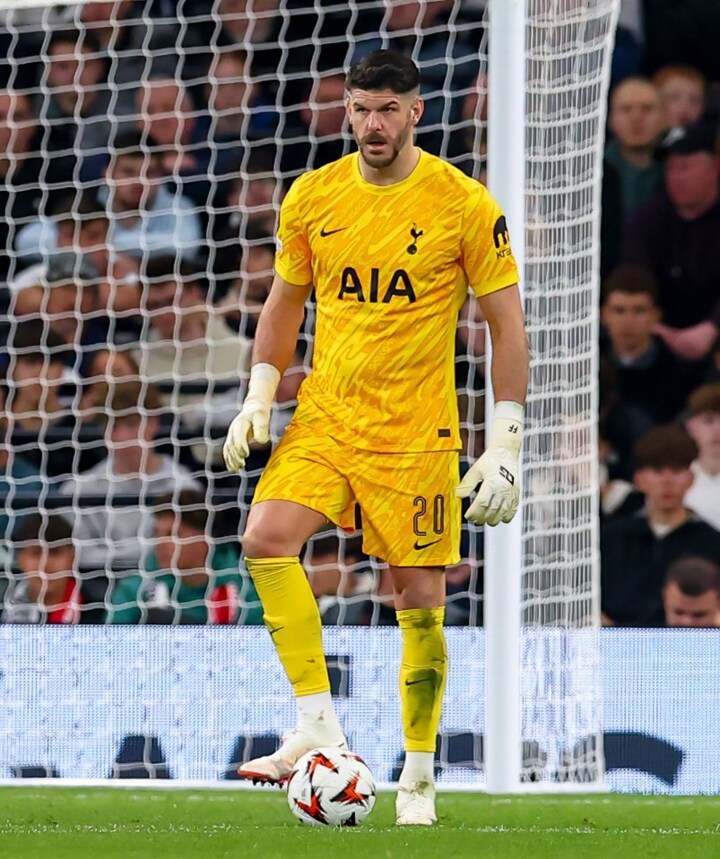 Tottenham keeper Fraser Forster was hailed by Lionel Messi and his exes include Apprentice star and Neighbours actress