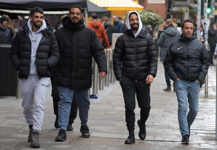 Ruben Amorim goes completely unnoticed by oblivious Manchester shoppers days after taking charge as Man Utd manager