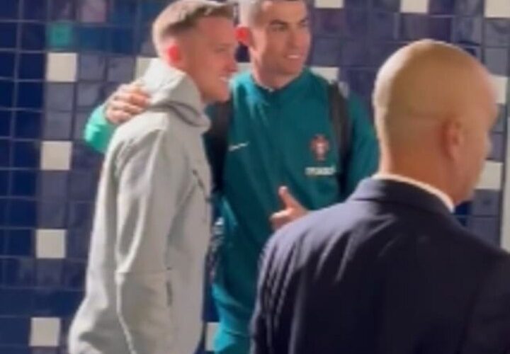 Zielinski defends posing for a post-match picture with Cristiano Ronaldo