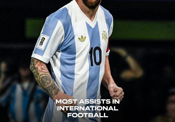 𝗠𝗢𝗦𝗧 𝗔𝗦𝗦𝗜𝗦𝗧𝗦!(58) Another international achievement for Messi