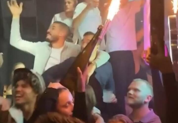 Leicester stars party in a Danish nightclub hours after losing 2-1 against Blues