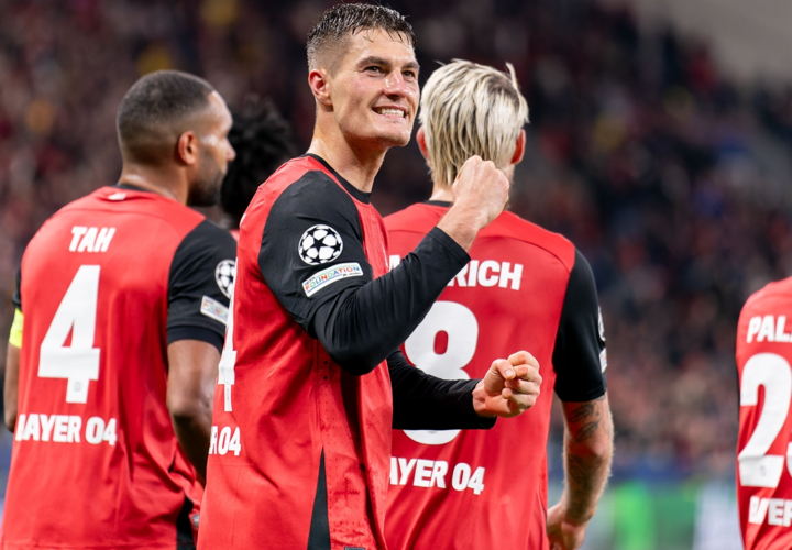 Leverkusen 5-0 Salzburg: Wirtz nets double and Shick scores to thrash visitors