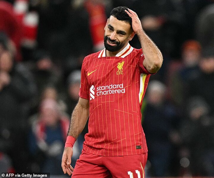 Cameras catch Salah’s wife Magi’s reaction as Egyptian star misses penalty