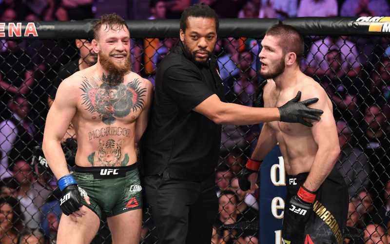 Conor McGregor reacts to Dana White claiming 2025 fight will be bigger than his clash with Khabib Nurmagomedov