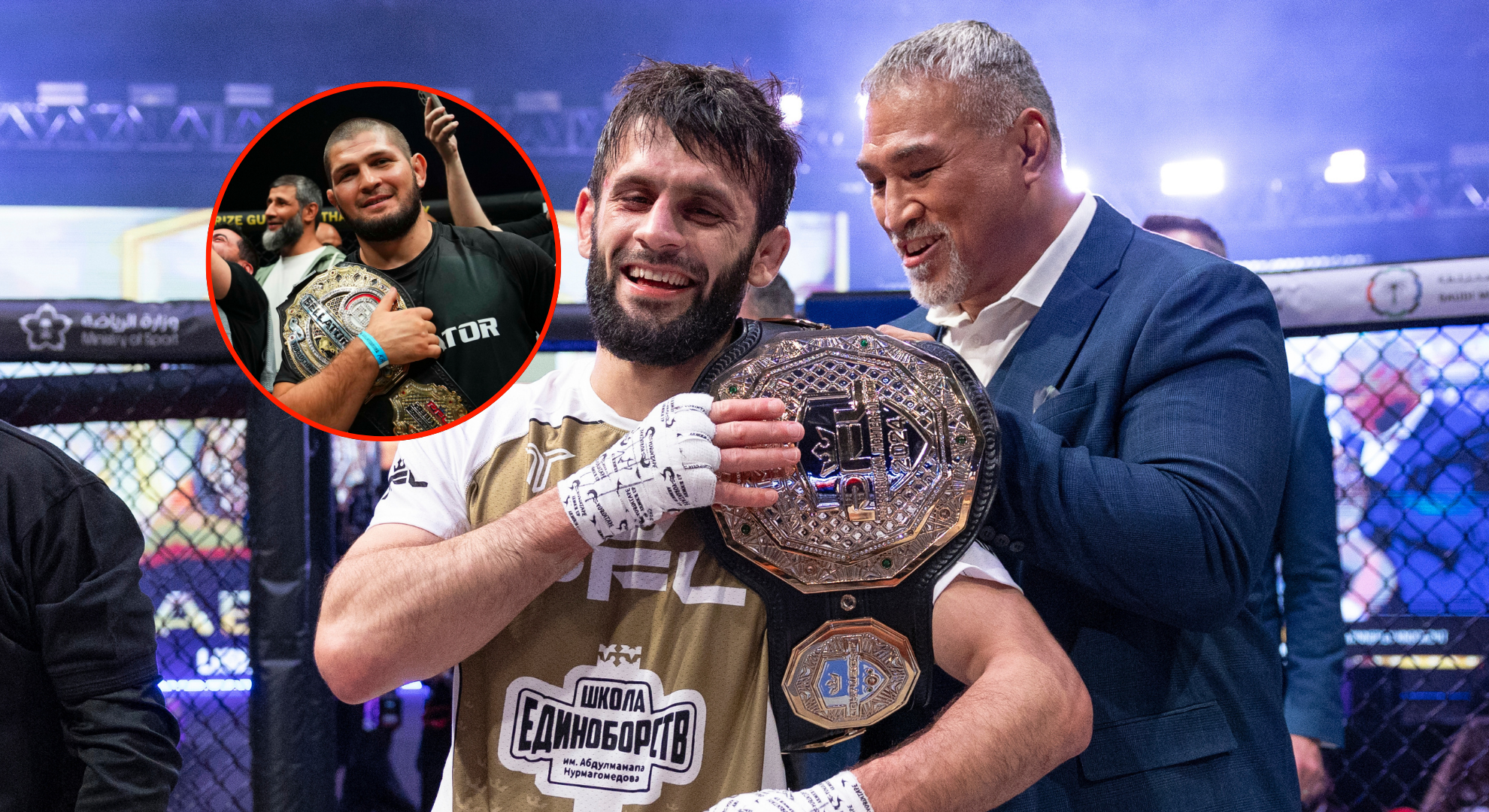 ‘This is history’… Khabib Nurmagomedov reacts as teammate’s $1million PFL title win marks rare honor for MMA legend