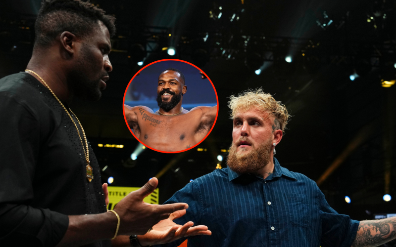 Jake Paul hits out at Francis Ngannou with Jon Jones jibe after angry Mike Tyson reaction