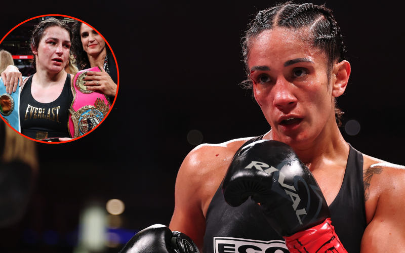 Amanda Serrano mocks Katie Taylor’s ‘best attribute’ in first remarks after controversial rematch loss