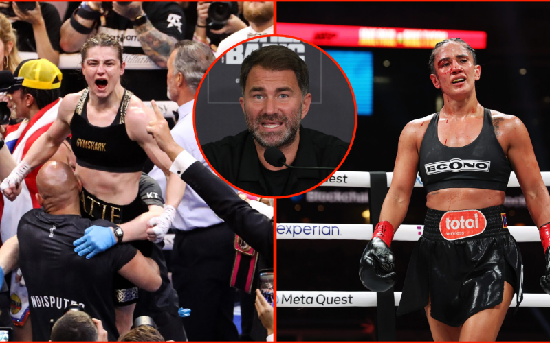 ‘The reality is it’s 2-0 to Katie Taylor’… Eddie Hearn on whether we’ll ever see a trilogy fight against Amanda Serrano