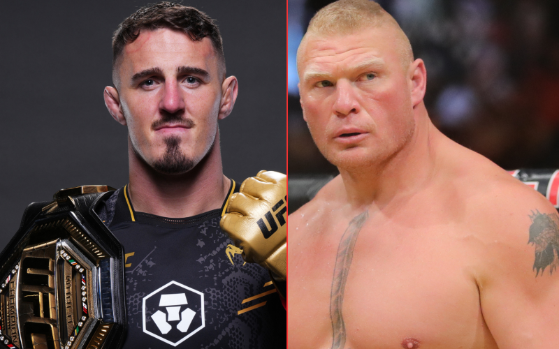 Tom Aspinall explains the reason he’d love to train with Brock Lesnar in a battle of the giants