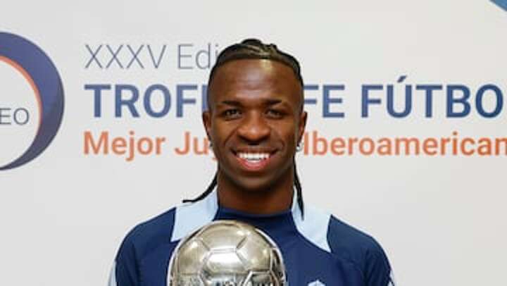 Vinicius Jr wins another individual award to increase 2024 tally