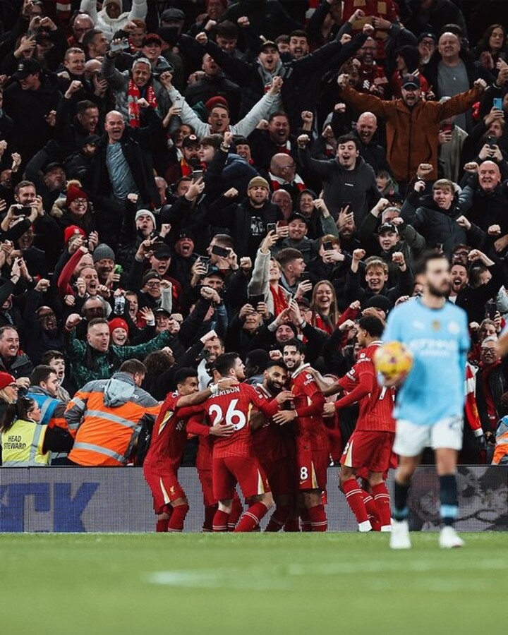 Liverpool 2-0 Man City: Salah starred as City lost their seventh straight