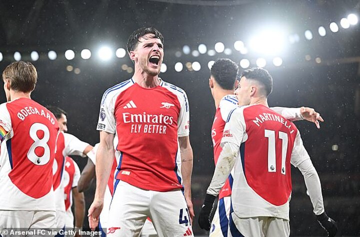 Rice reveals Arsenal’s set-piece success after set up another goal from corner