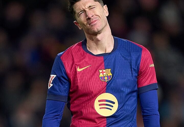 Lewandowski is slammed as ‘unrecognisable’ after Barcelona’s shock defeat