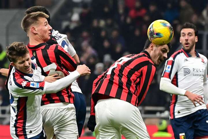 Frustrated Milan drop points at home against Genoa in Serie A draw