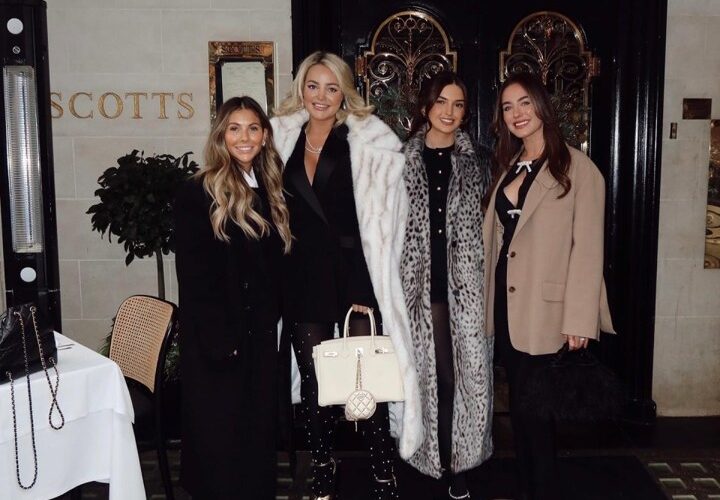 United and City WAGs unite for caviar feast on a girlie Christmas trip in London