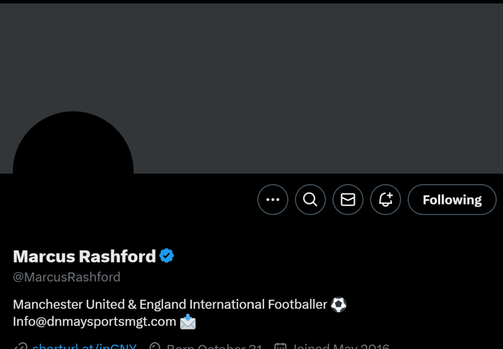 ​Stepping away from social media? Rashford changes profile picture to black