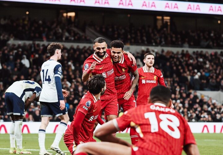 Tottenham 3-6 Liverpool: Salah & Diaz net brace, Mac Allister & Szoboszlai score