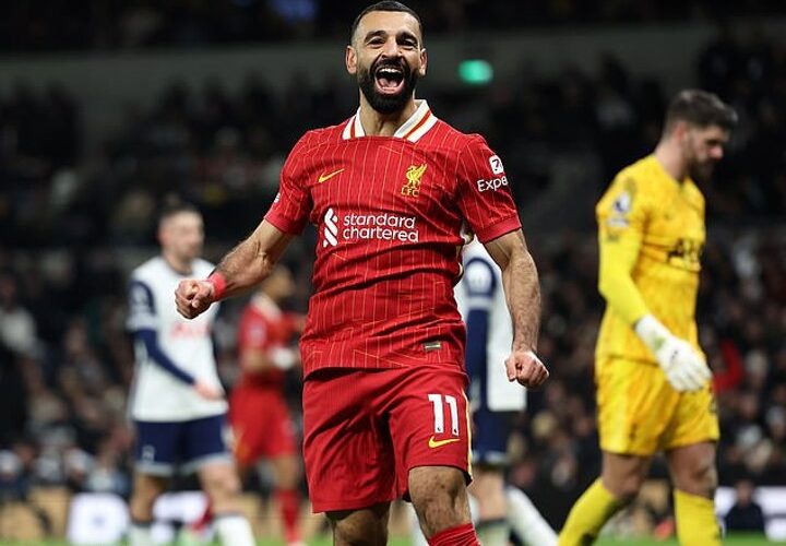 Salah ‘proud’ to move up to fourth in Liverpool’s all-time top scorer chart