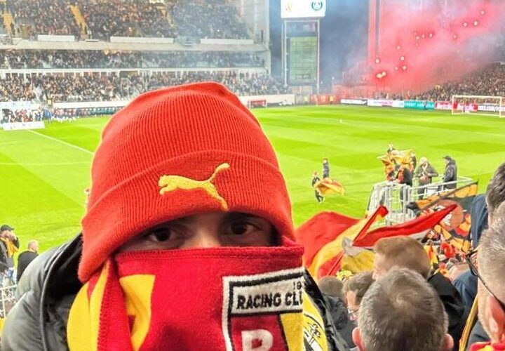 Former Man Utd star goes incognito in scarf and hat at Ligue 1 clash but is instantly spotted by fans