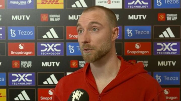 Christian Eriksen makes Man Utd vow as future under Ruben Amorim becomes clear