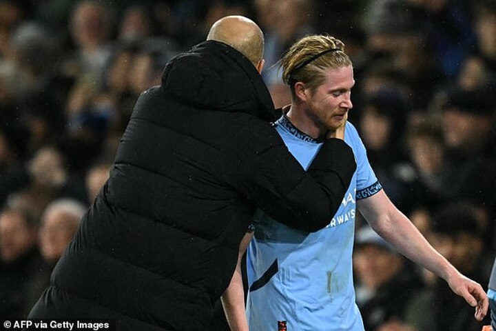 Guardiola hails KDB after his man-of-the-match display against Nottingham Forest