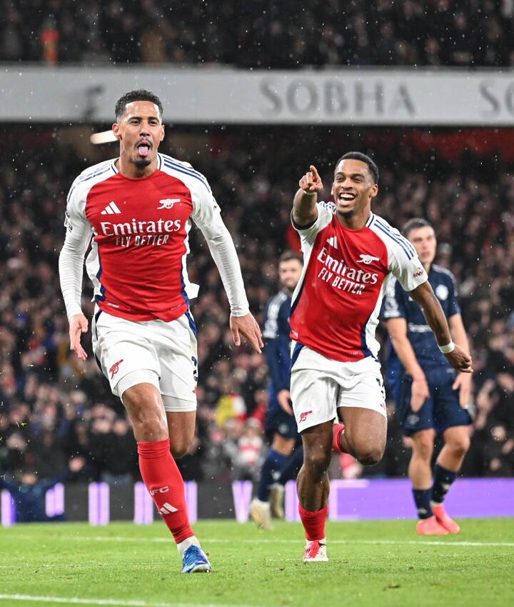 Arsenal 2-0 Man Utd: Amorim’s Devils lose for first time as Timber & Saliba net