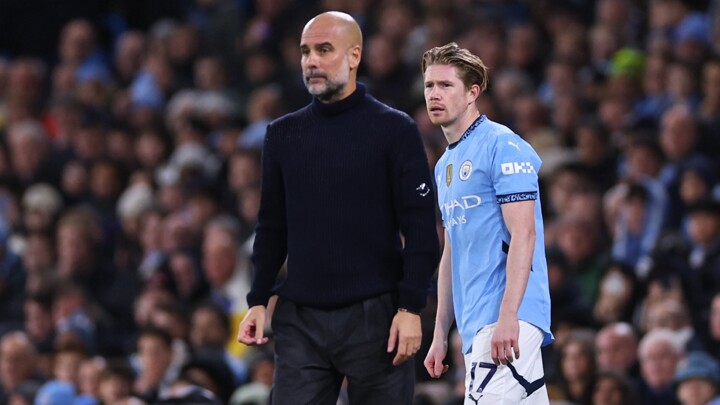 Guardiola believes De Bruyne will be difficult to replace at Man City