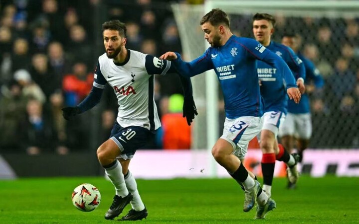 Glasgow Rangers 1-1 Tottenham: Igamane scores, Kulusevski helps Spurs equalize