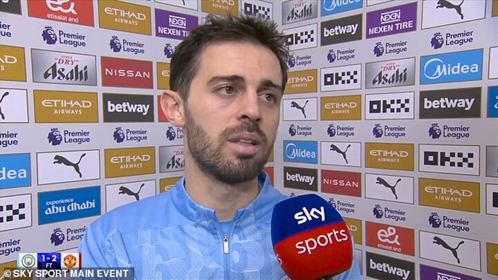 City ‘played like UNDER-15s’ in final stages against Utd, says Bernardo Silva