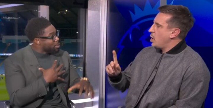 Gary Neville hits out at ‘MOPING’ Rashford and Garnacho and has heated argument with Micah Richards live on Sky Sports