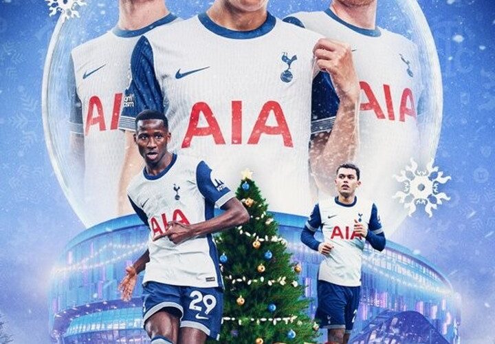 Tottenham’s Christmas-style poster vs LIV: MATCHDAY 🙌