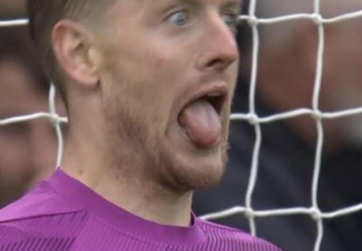 Pickford’s penalty antics put off Haaland before his big MISS for Man City