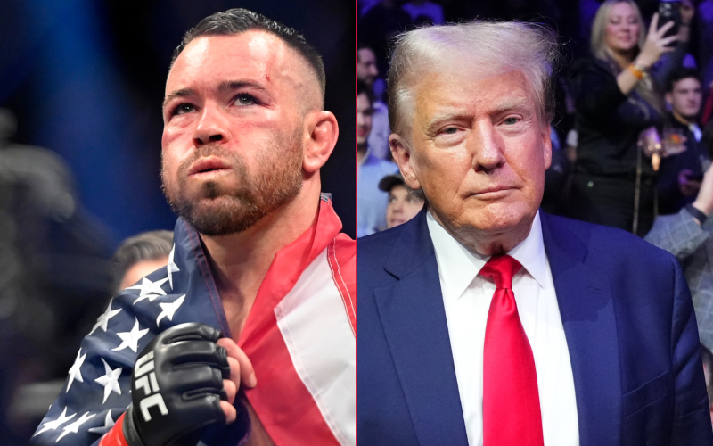 Colby Covington blames Donald Trump for his heartbreaking loss to Joaquin Buckley at UFC Tampa