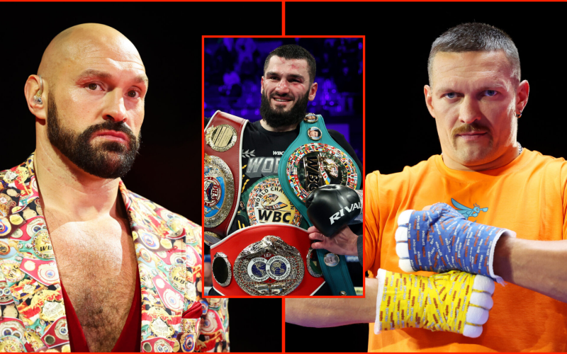 Footage of Oleksandr Usyk being dropped by Artur Beterbiev shows potential route to victory for Tyson Fury