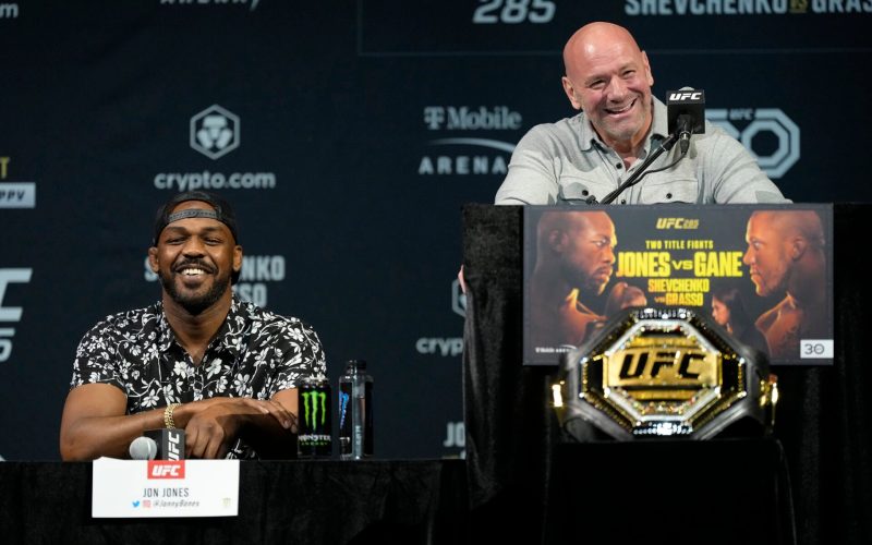 Dana White names his four top MMA fighters including Jon Jones and other UFC legends