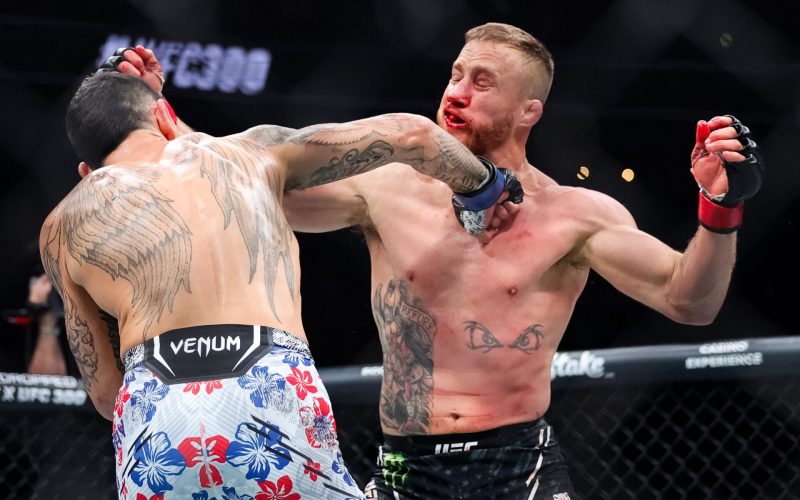 Max Holloway scored ‘KO of the Century’ that left Justin Gaethje snoring on the canvas and shocked the world at UFC 300