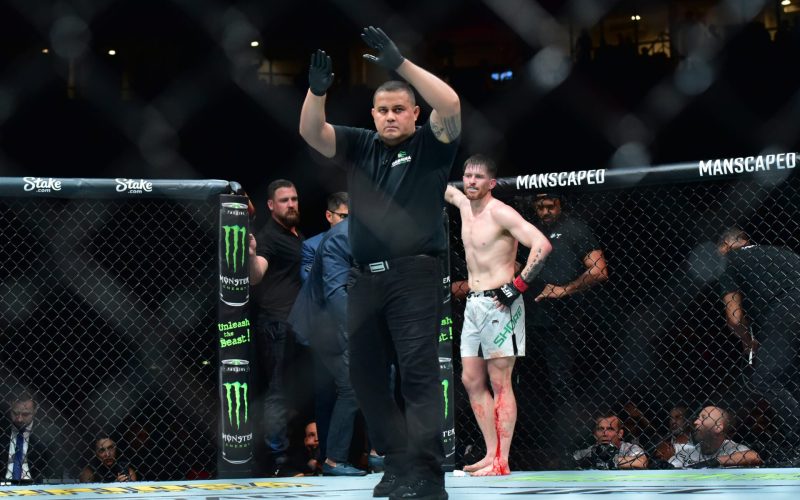 Viewers surprised as UFC pay emotional tribute to recently retired featherweight after shock exit