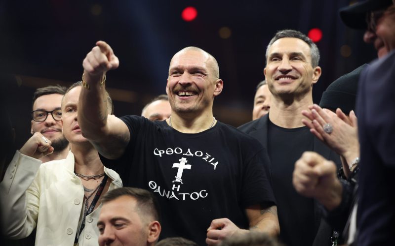 Wladimir Klitschko’s delighted reaction after Oleksandr Usyk defeated old rival Tyson Fury for a second time