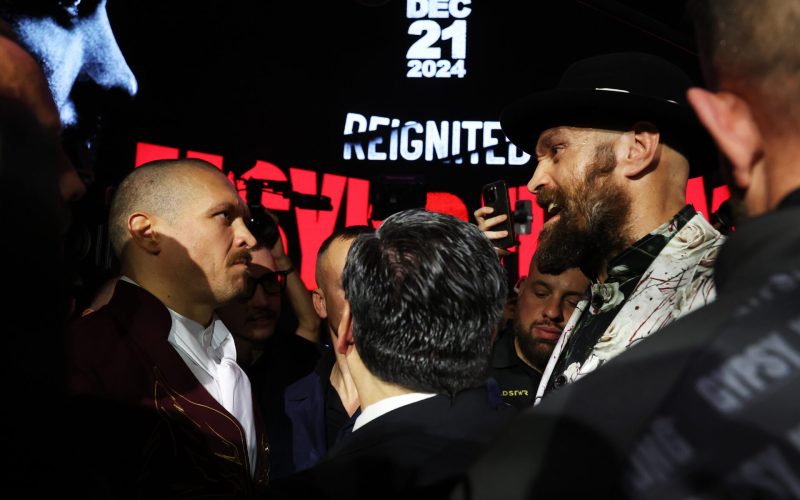 Tyson Fury and Oleksandr Usyk thrown into discussions as their rematch sees a big last-minute change