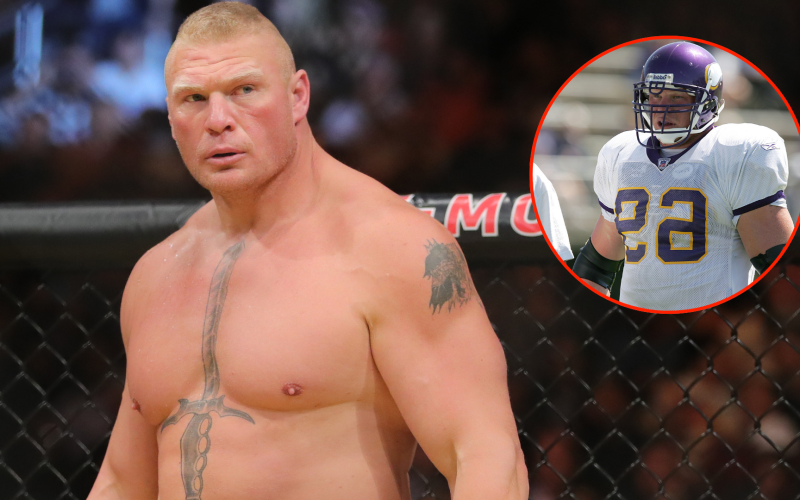 Brock Lesnar’s NFL combine results were proof that he was going to be a monster in the UFC