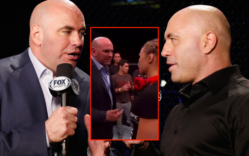 Dana White was furious with this one question Joe Rogan asked Ronda Rousey