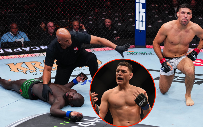 Nick Diaz’s UFC 310 replacement backed by ‘The Rock’ gets put to sleep inside one minute