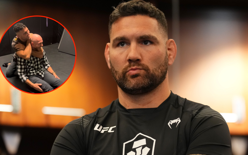 UFC legend Chris Weidman chokes his friend unconscious as they settle $5,000 poker debt