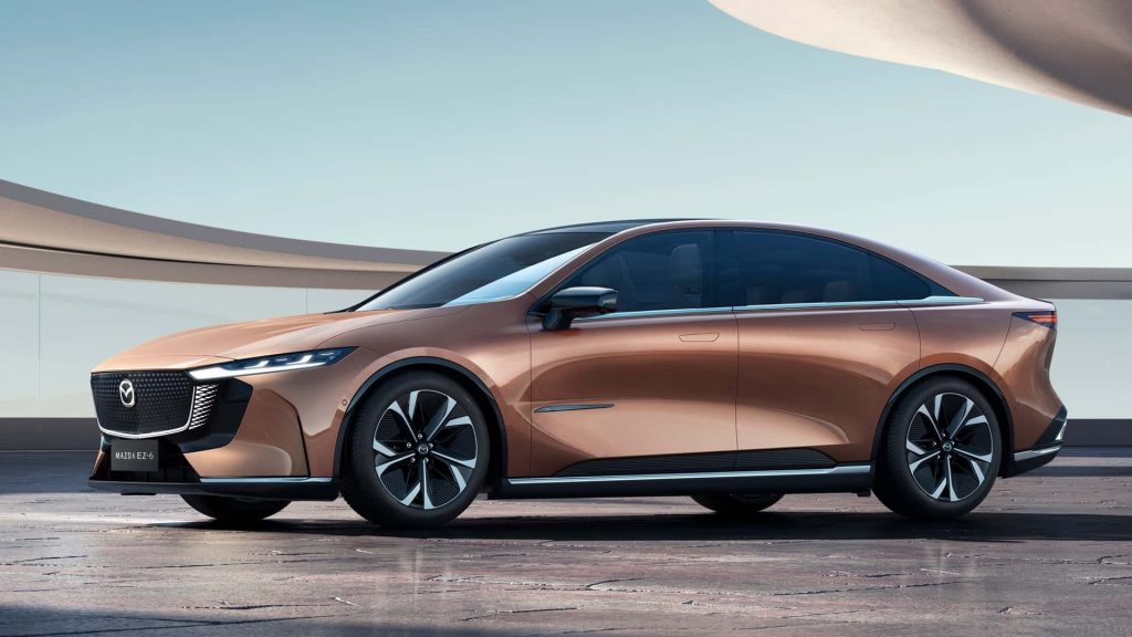 Mazda unveils the EZ-6 luxury electric car